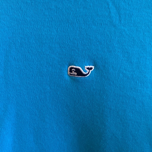 Vineyard Vines 🔥 Blue 3/4 Zip Up Shirt Sz L - Picture 2 of 9